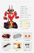 Load image into Gallery viewer, Children's science and education programmable intelligent robot dual remote education gift toy building block toy