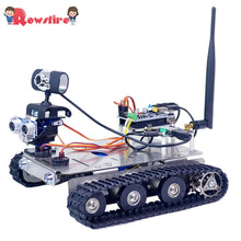 Load image into Gallery viewer, Programmable Robot DIY Wifi Stainless Steel Chassis Track Tank Car With Graphic Programming XR BLOCK Linux Standard Version
