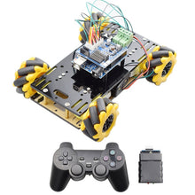 Load image into Gallery viewer, New Style Mini Arduino RC Mecanum Wheel Omni Robot Car Chassis Kit with TT Motor for Raspberry Pi Mixly Scratch Program STEM Toy
